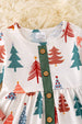 Christmas tree printed tunic w/green leggings