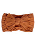 Solid Knit Nylon Headband - Camel
