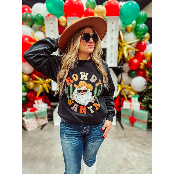 Howdy Santa Women's Sweatshirt