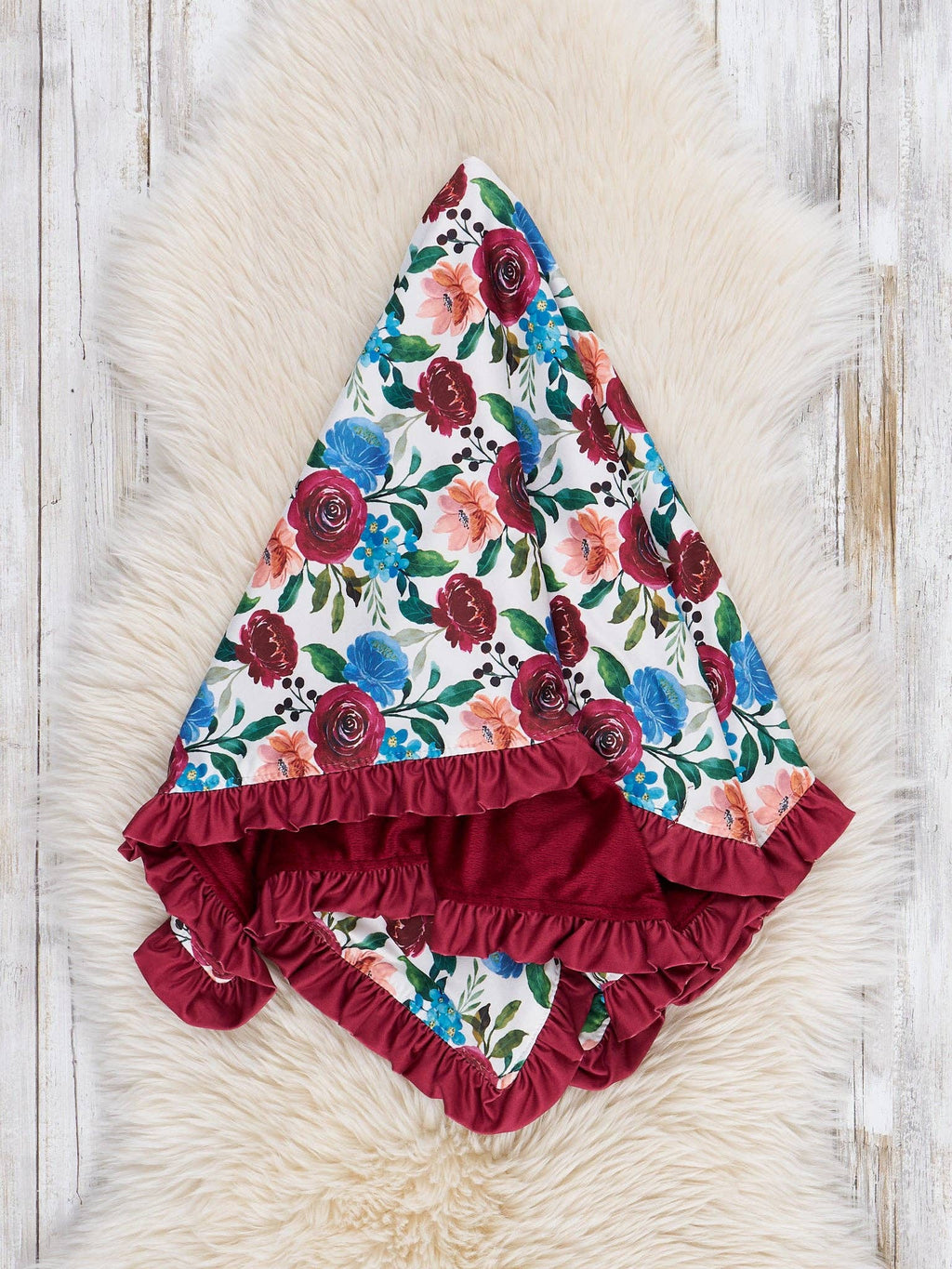 Falling for Florals Minky Blanket