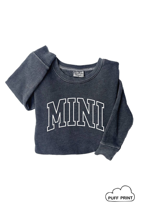 Mini Sweatshirt-Black Heather