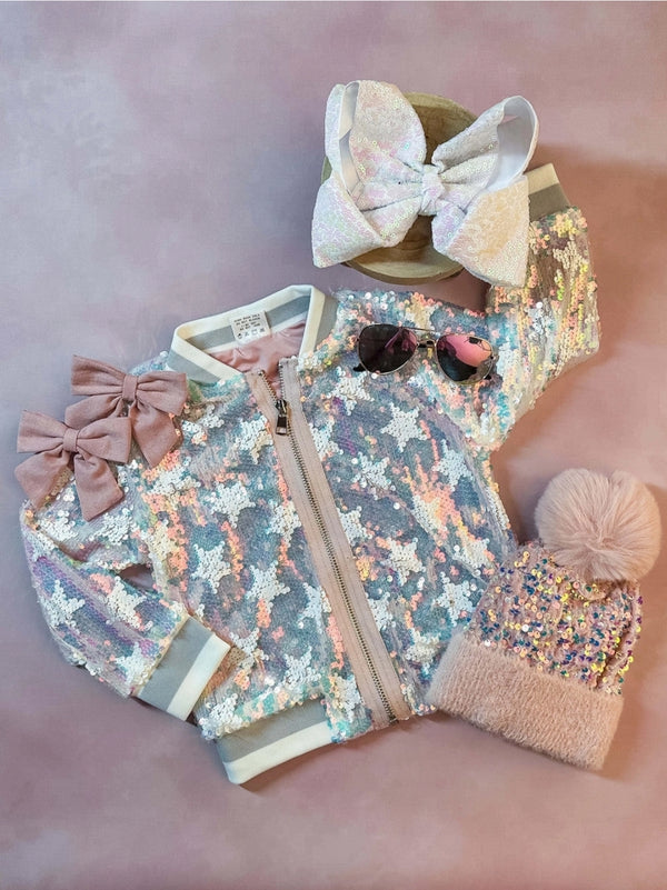 Sparkly Stars Sequin Jacket