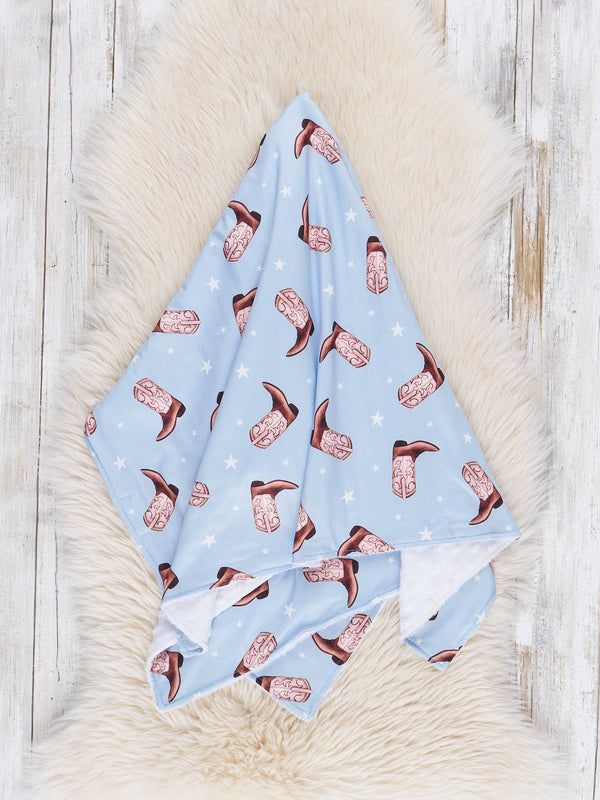 Boot Scoot Minky Blanket