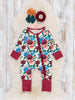 Falling for Florals Sleeper Pajamas