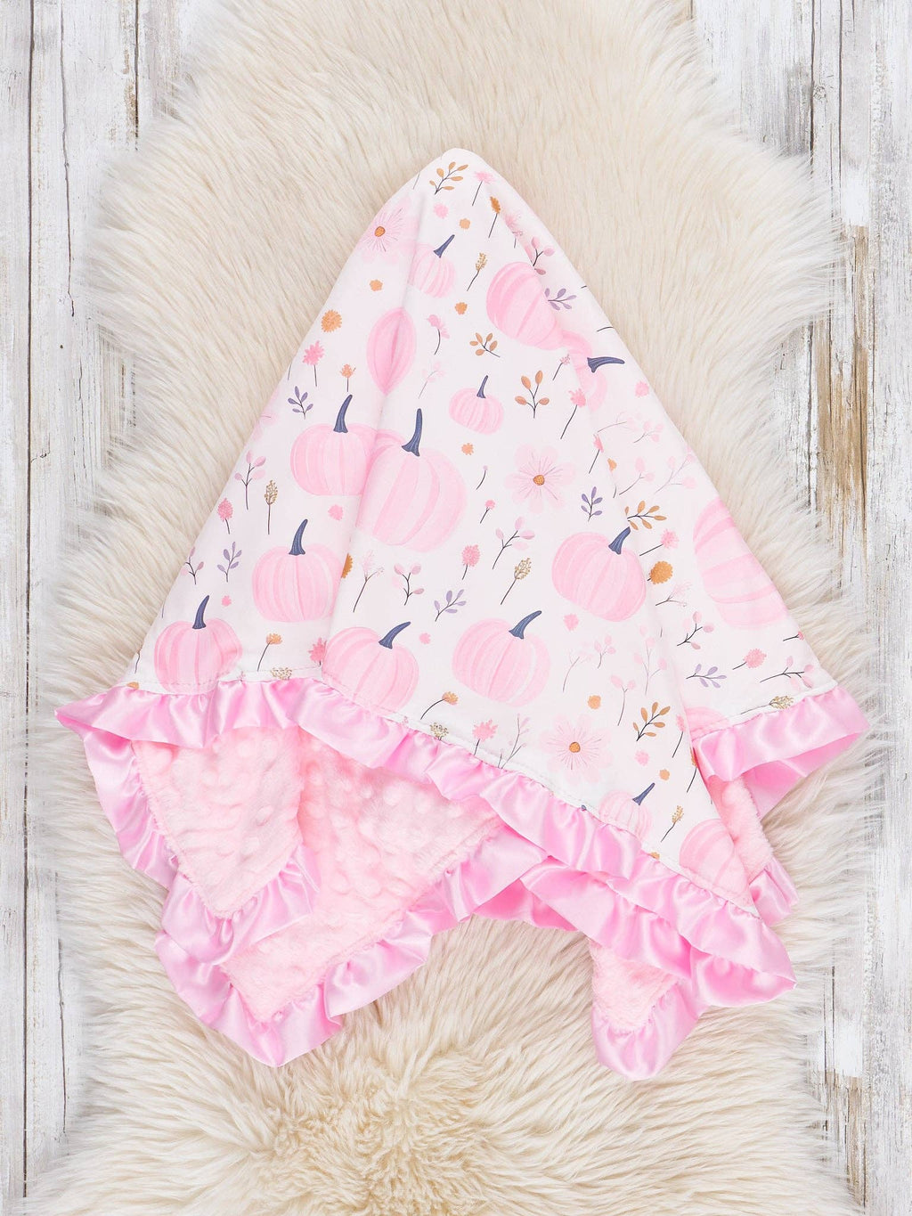 Cozy in the Patch Minky Blanket