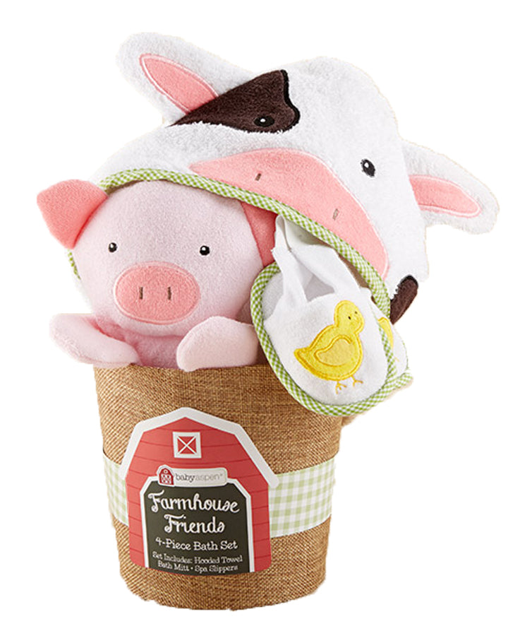 Farmhouse Friends 3 Piece Bathtime Bucket