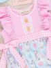 Happy Chickens Ruffle Bubble Romper