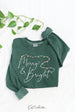 MERRY AND BRIGHT   Mineral Graphic Sweatshirt