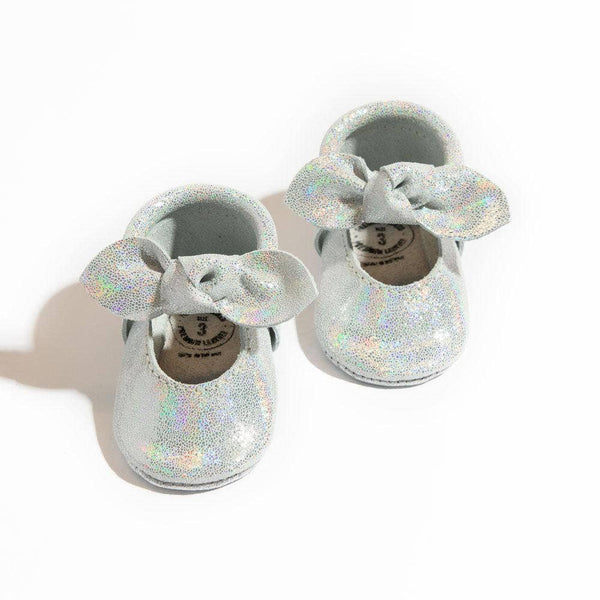 Hologram Knotted Bow Baby Shoe