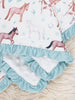 Little Wrangler Ruffle Blanket