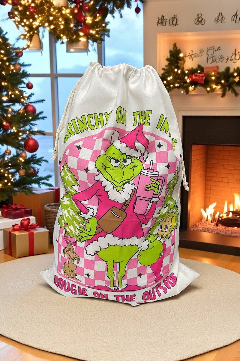 19" X 27" Christmas sack. SC-13
