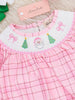 Plaid Christmas Delight Smocked Romper