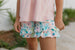 Girls Blush Pastel Floral Ruffle Spring Easter Short Set