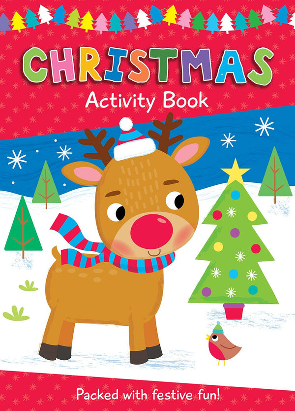 Reindeer Christmas Colouring Activity Book