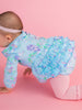 Baby Girls Once Upon a Castle Knit Long Sleeve Flutter Bubble Romper