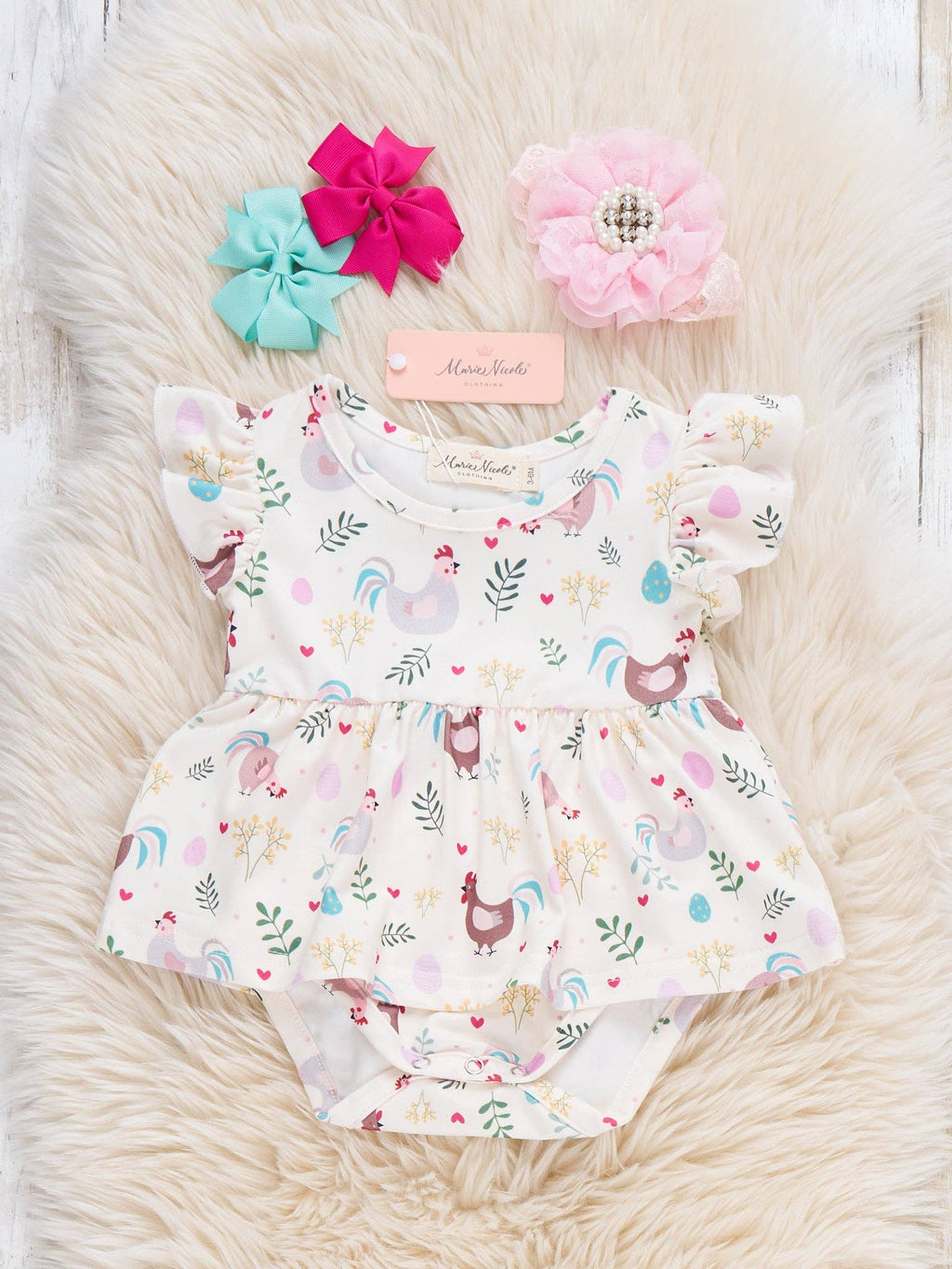 Egg Hunt Delight Ruffle Bubble