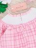 Plaid Christmas Delight Smocked Romper