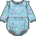 Baby Girls Once Upon a Castle Knit Long Sleeve Flutter Bubble Romper