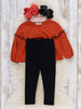 Spider Fall Bubble Sleeve Outfit
