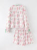 Christmas Mommy and Me Holiday Print Pajama Set