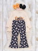 Boo Blossom Embroidered Ruffle Outfit