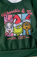 "Whoville & co" printed girls sweatshirt