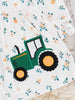 Country Ride Tractor Embroidered Dress