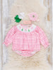 Plaid Christmas Delight Smocked Romper