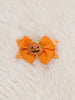 Pumpkin Sparkle Bow Clip