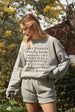 COZY BLANKETS CRUNCHY LEAVES Mid Graphic Sweatshirt