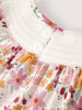 Halloween & Thanksgiving Pumpkin Embroidery Smack Floral Baby Girl Dress