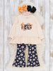 Boo Blossom Embroidered Ruffle Outfit