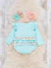 Palomino Dreams Embroidered Ruffle Romper