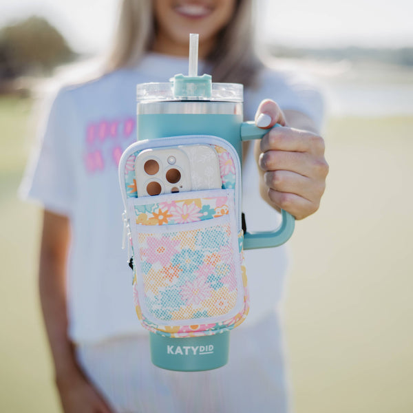 Spring Flowers Wholesale Tumbler Pouches