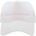 White on White Baseball Mom Hat