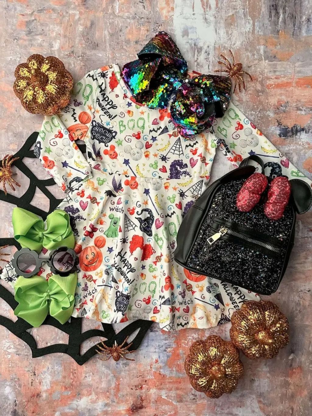 Spooktacular Hocus Pocus Twirl Dress