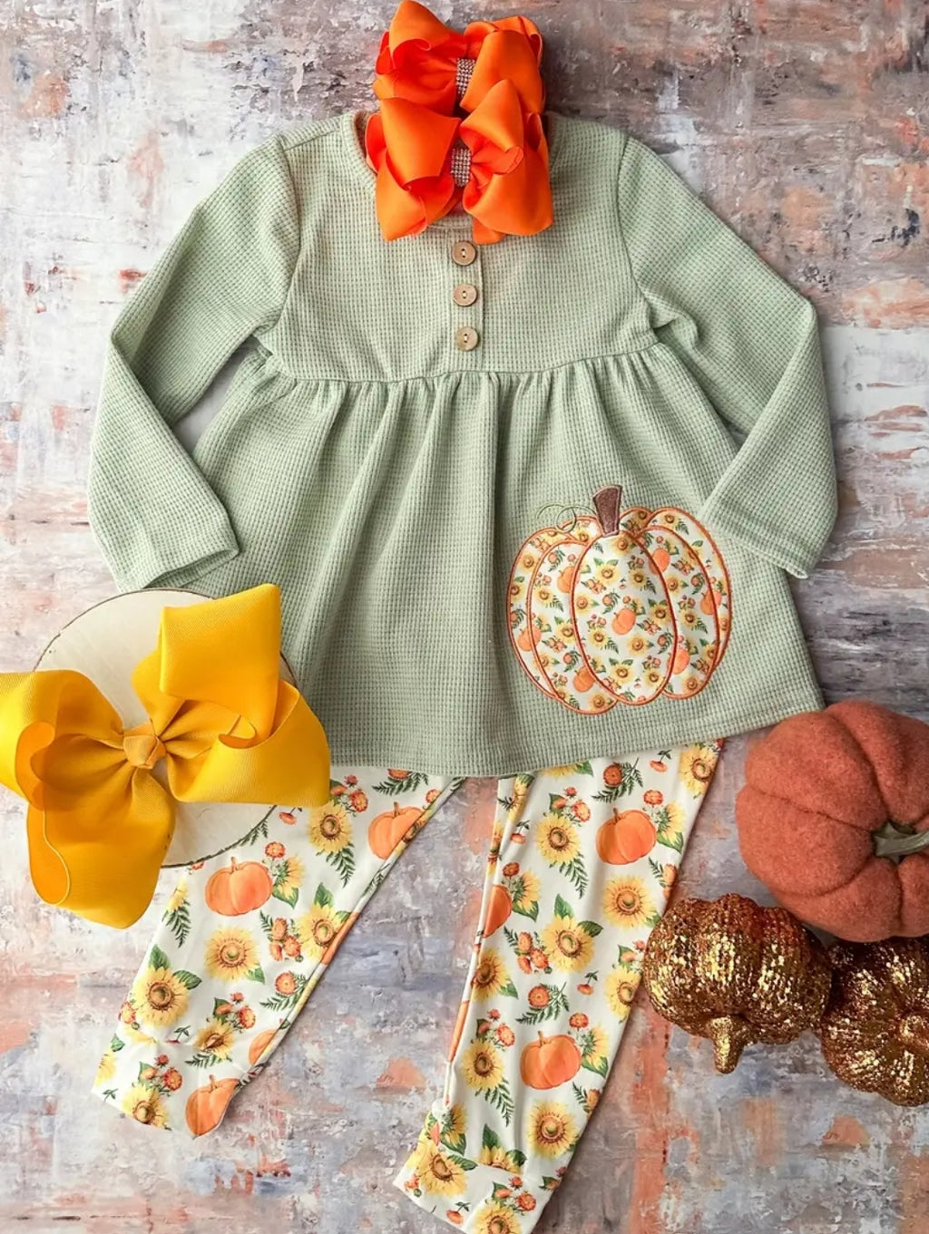 Pumpkins & Sunflowers Leggings Set