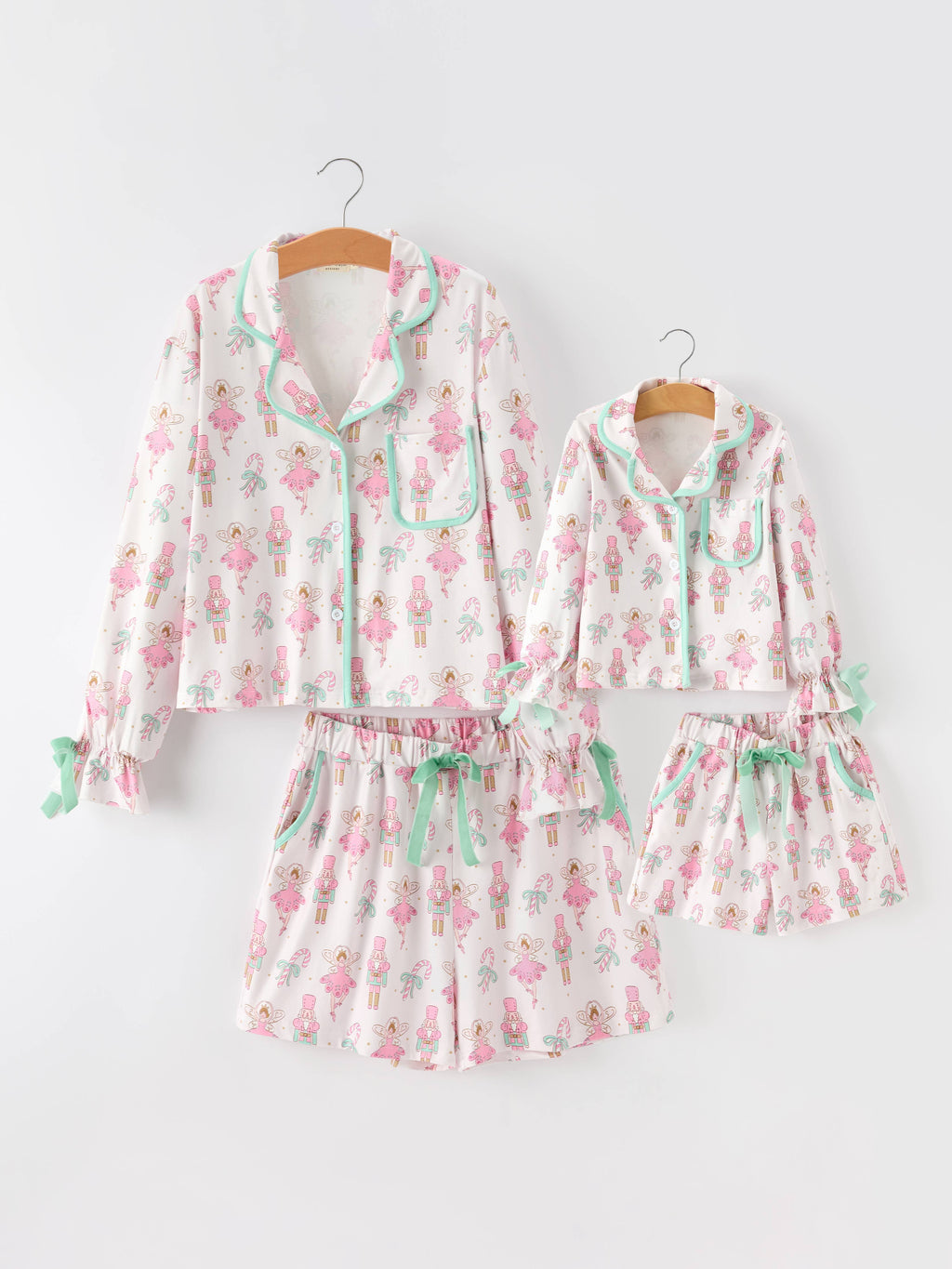 Christmas Mommy and Me Holiday Print Pajama Set