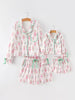 Christmas Mommy and Me Holiday Print Pajama Set