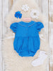 Darling Duckies Smocked Cotton Bubble Romper