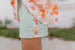 Kids Sage & Rust Retro Flower Spring Summer Short Set