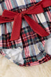Cute plaid printed baby onesie with cute lace. RPG52873 AMY