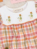 Mallard Duck Embroidered Ruffle Romper
