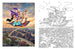 Disney Dreams Collection Thomas Kinkade Studios Disney Princess Coloring Book by Thomas Kinkade