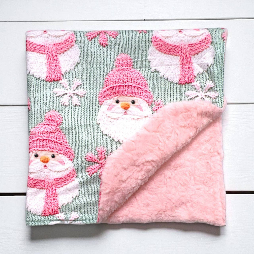 3D Santa printed baby blanket.