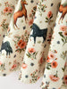 Western Floral Horse Print Girls Long Sleeve Twirl Dress