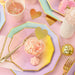 Pale Pink Pinstripe Paper Party Cups (10 per Pack)