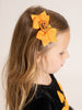 Pumpkin Sparkle Bow Clip